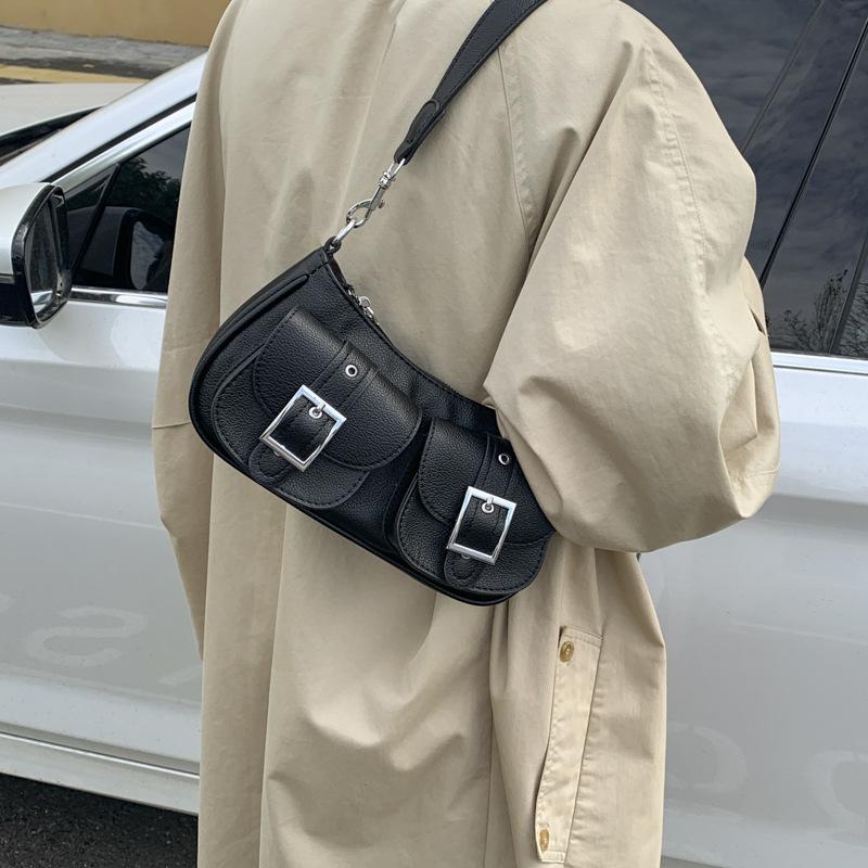 Premium Texture Underarm Bag 2025 Women's Retro Commuter Niche Design Korean Version Ins Shoulder Bag Messenger Bag