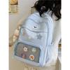 Schoolbag Japanese Ins Transparent Pain Bag Large Capacity Versatile College Girl Mini Backpack Cute Little School Bag