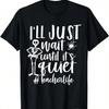 Ik wacht wel tot het stil is Skelet Leraar T-shirt