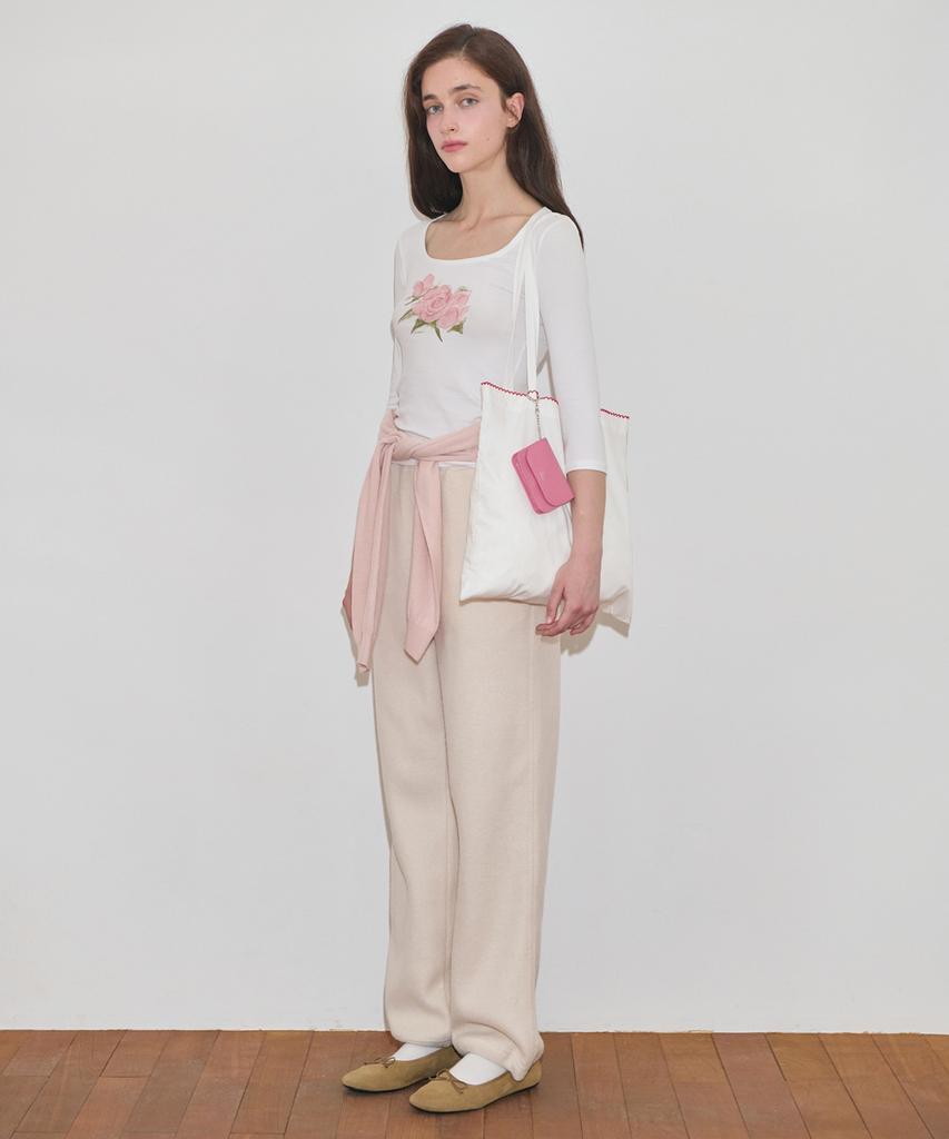 SINOON Soft Easy Pants (Ivory)