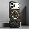 Case for Iphone 17 16 15 14 13 Pro Max Metal Lens Frame Glitter Protective Cover Wireless Charging Magnetic Anti-Fingerprint