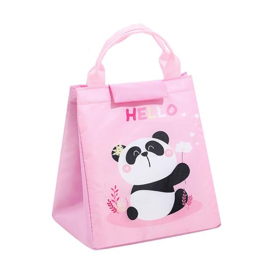 Lightweight Lunch Box Reinforced Handle Durable Cartoon Animal Thermal Bag