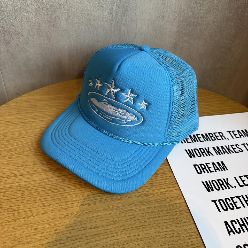 Street Style Embroidered Baseball Cap With Adjustable Fit For Summer Outdoor Activities