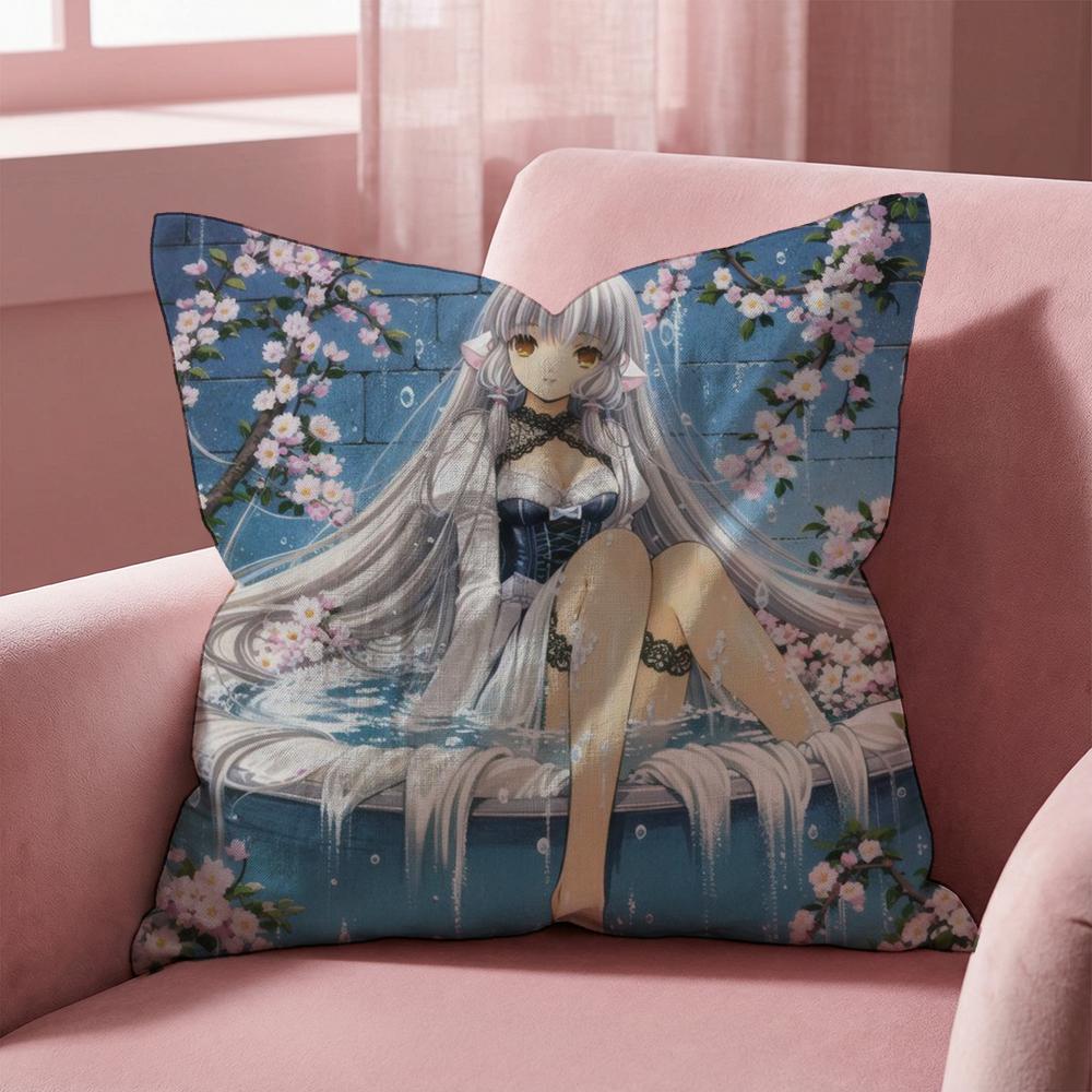 

Classic Anime ChobitsS Cushion Cover Multi-Scene Pillow Cover for Home & Car - Reversible, Soft & Durable for Daily Use 30cmx30cm