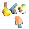 4Pcs Miniature Bird Decorative Figurines Garden Ornaments for Landscape Garden