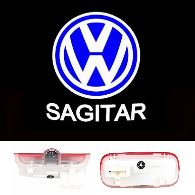 2 stuks Auto Deur Welkom Verlichting LED Lamp voor VOLKSWAGEN VW R LINE Rline Golf Tiguan CC Touareg Jetta Passat T-ROC Sharan Touran Bu2 wzpc7