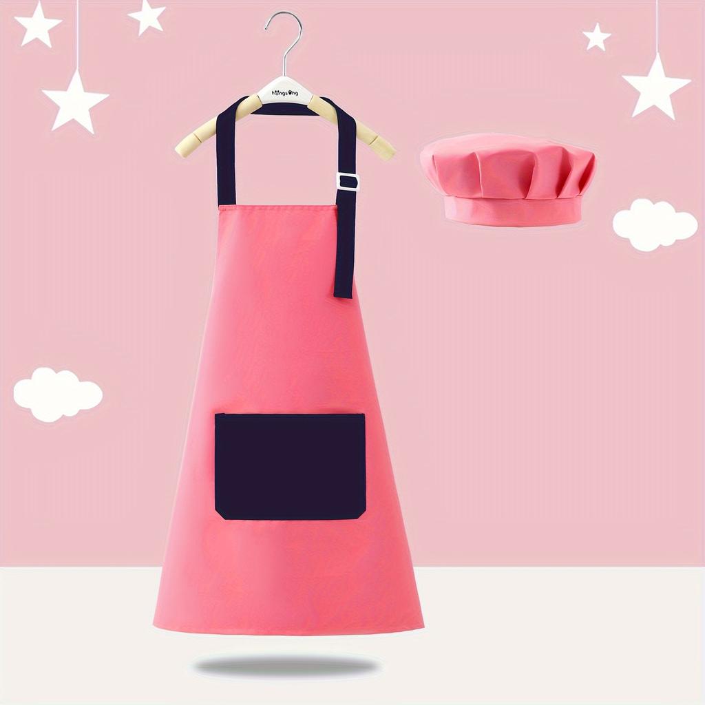 A Set of Apron And Chef'S Hat Kitchen Supplies