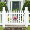 2D Flat, Independence Day Hanging Welcome Sign Decoration, Patriotic Decoration Signs and Plaques, Welcome Wooden Sign Door Hanger, Suitable for Home