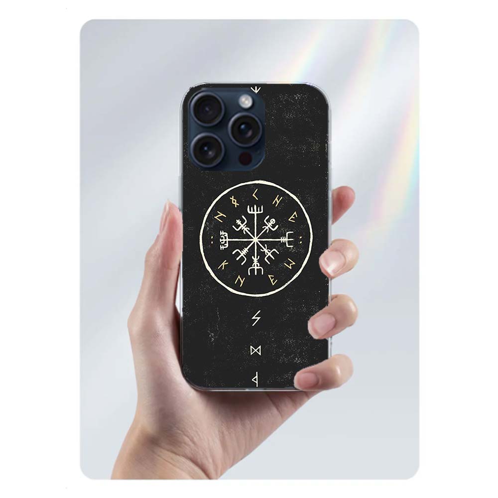 Nordic Norse Capa Phone Case For Iphone 17 Air 16 Pro Max 15 12 Pro 14 Plus 17E 16E 11 13 Mini Cover Cases Fundas Cell Clear TPU
