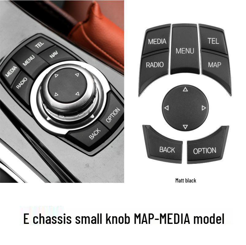 Compatible with BMW E Platform Central Control Multimedia Buttons for Older 3 Series, 5 Series, X5, X6, E90, E70 iDrive Controllers.