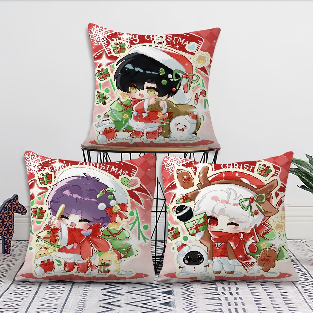 Love and Deepspace Merry Christmas cushion cover Pillow Cover Decoration Room Home Sofa living Office Car Nordic Simplicity
