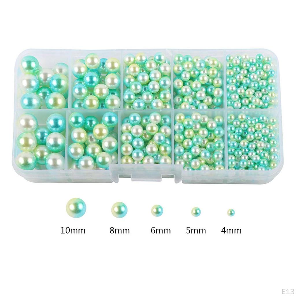 , Loose Beads Home Decor DIY Supplies No Hole Undrilled for Bead Setting Machine Crafts