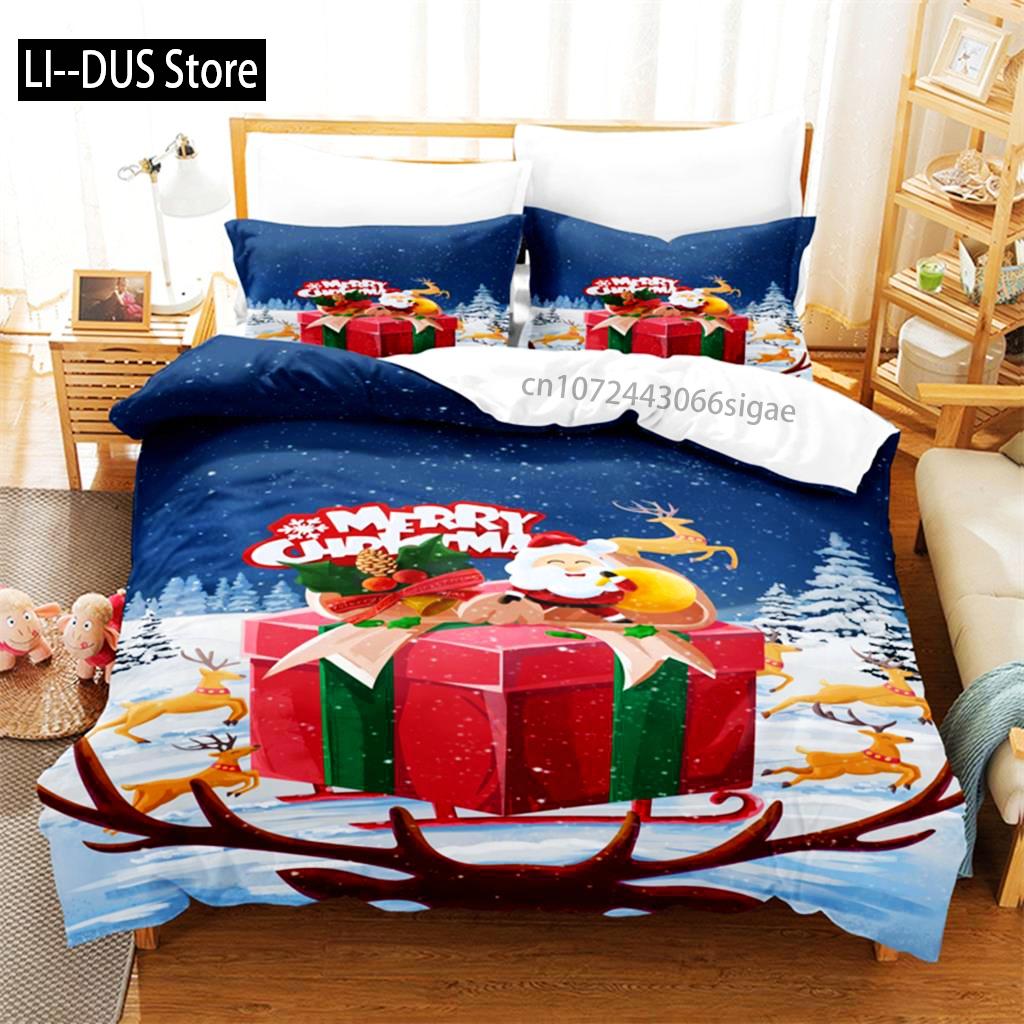 Christmas Gifts Bedding Set Duvet Cover Set 3d Bedding Digital Printing Queen Size Bedding Set Fashion Design