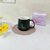 Ceramic Mug Gift Set: Souvenir Mug with Handle and Lid, High-End Luxury Feel, Customizable