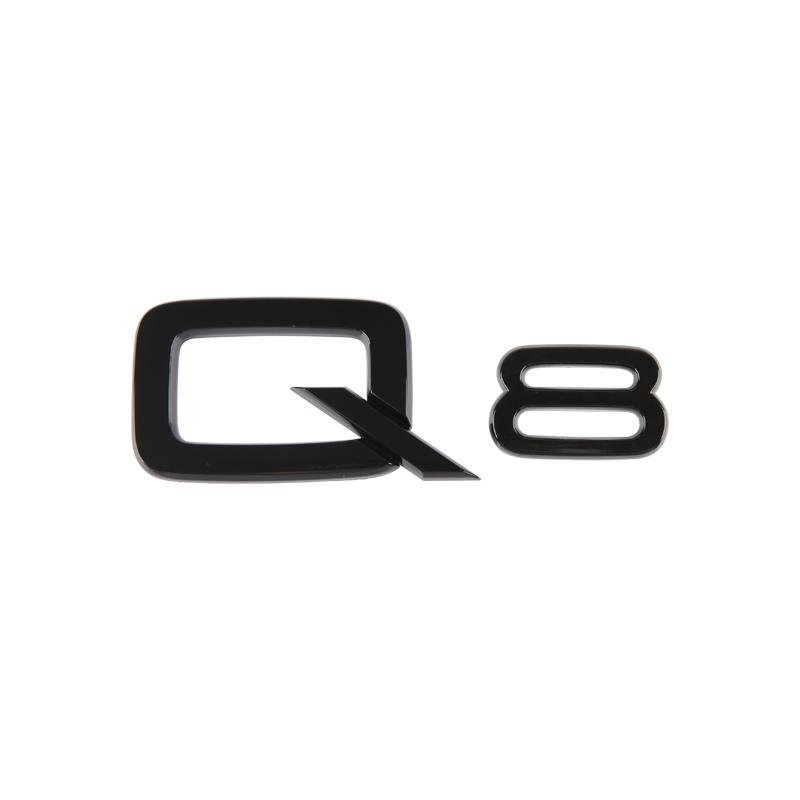 3D Chrome Glossy Black ABS TDI TFSI Car Rear Emblem Sticker for 4HGVI A1 A3 A4 A5 A6 A6L A7 A8 S3 S6 Q3 Q5 Q7 TT S RS