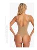 Women's Plus Size Waist Cincher Bodysuit - European & American Postpartum T-Back Corset Underwear