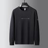 Dibinze Men's Plus Size Loose Casual Long Sleeve Sweatshirt