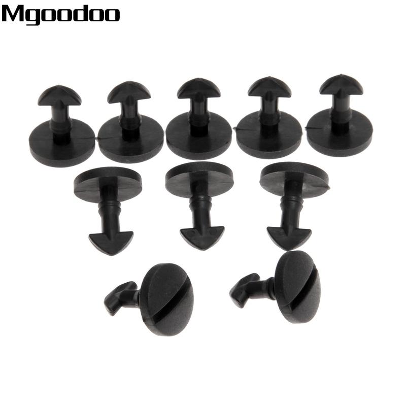 

10Pcs Auto Fastener Clips DYR500010 Rear Bumper Tow Cover Trim Panel Clip For Range Rover Sport 05-13 Land Rover Discovery 04-13