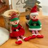 New Year 2025 Christmas Elf Doll Ornaments Xmas Tree Hanging Pendant Navidad 2025 Santa Kids Gift Christmas Home Decoration
