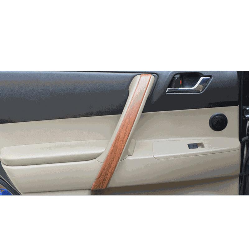 4Pcs/Set Car Interior Door Armrest Handle Cover Trim ABS Fit For Toyota Highlander 2008 2009 2010 2011 2012 2013