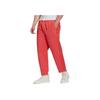 Adidas Originals Pure Color Logo Embroidery Striped Elastic Waist Knit Sports Pants Men Bottoms Pink HC8604