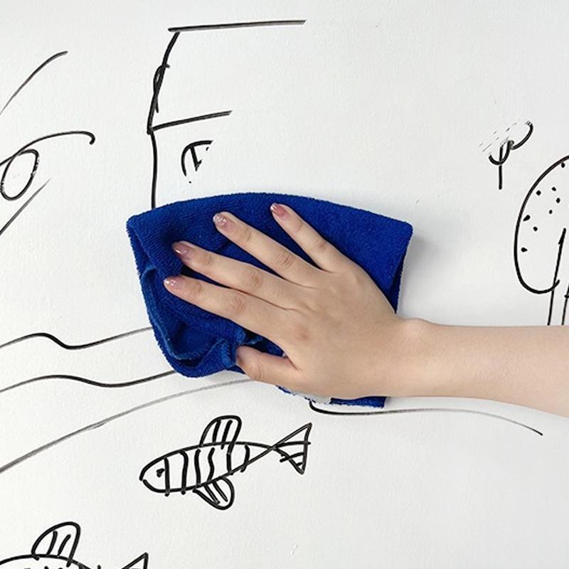 Transparent Electrostatic Wall Protection Film Scratch Stain Resistant, Damage-Free Adhesive for Home Walls Rental Spaces