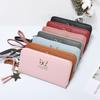 Women Long Zipper Coin Purses Tassel Design Clutch Purse Female Money Credit Card Holder Butterfly Luxury Brand Leather Wallets