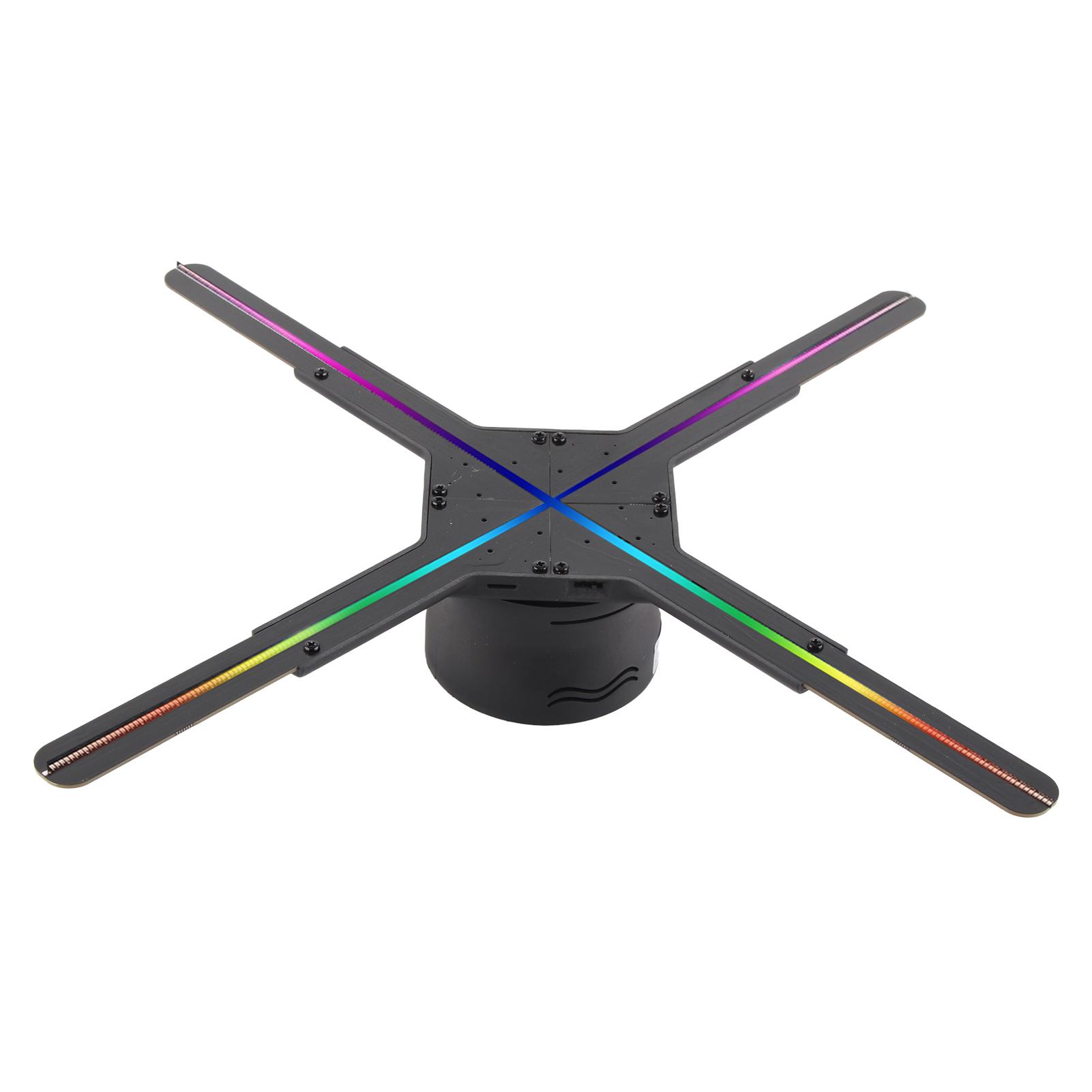 

3D голографическая рекламная машина 512 светодиодов WIFI Media Advisement проекционное оборудование US Plug