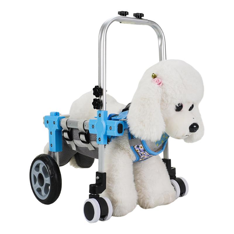 Adjustable Dog Hind Leg Wheelchair Disabled Pet Walker with Hind Leg Support and Hip Support Dog/Cat Hind Leg Auxiliary Vehicle