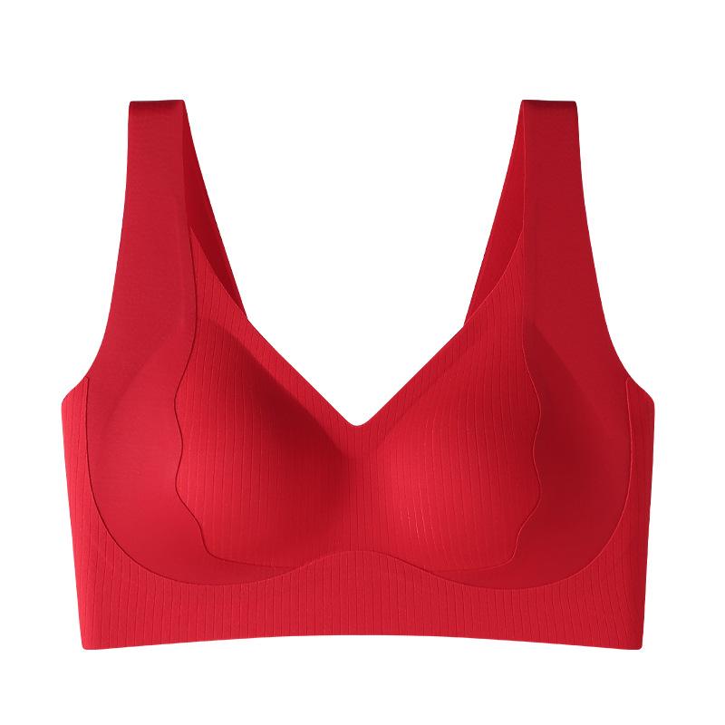 

Traceless gathering upper support, pull-up type, adjusting side-closing breast anti-sagging bra cover 2xl (recommended 67.5-75kg )