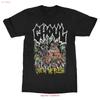 Ghoul Live in the Flesh Schwarz S 2345XL T-Shirt vintage Gewaschen streetwear Unisex Grafikmode Bequeme Designerbekleidung