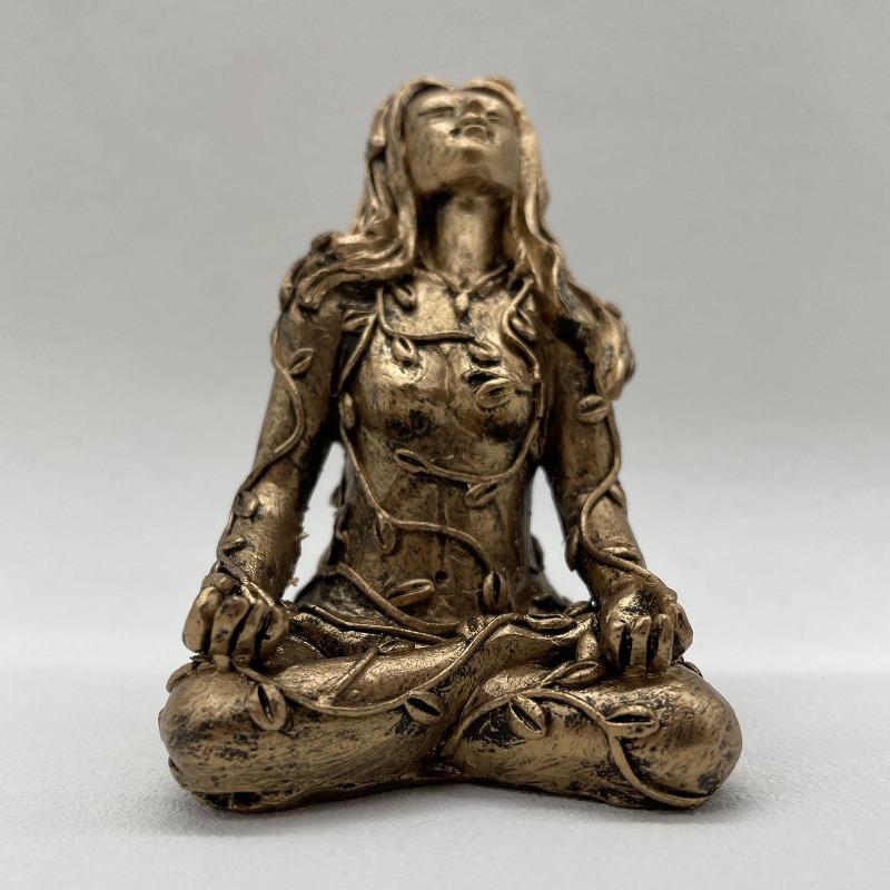 Статуя Матери-Земли Мини Фея Гайя Декоративная Статуя Будды Декоративные Статуэтки Богини Исцеление Чакры Медитация Домашний Декор