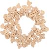 100pcs Wooden Bear Buttons Animal Shaped Unfinished Wood Decorative Buttons Sewing Supplies for DIY Sewing Crafting Scrapbooking