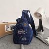 Denim Women's Bag Large Capacity Shoulder Bag Student Crossbody Bag