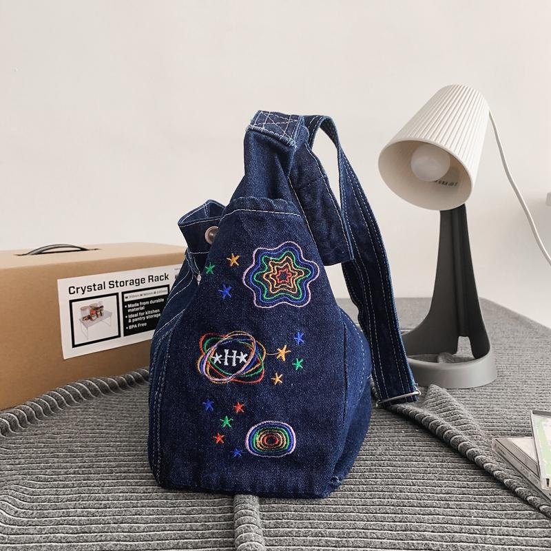 Denim Women's Bag Large Capacity Shoulder Bag Student Crossbody Bag