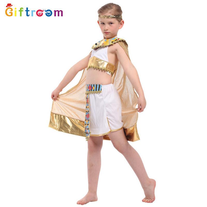 Helloween Party Themed Costume For Egyptian Pharaoh Prince And Princess Perfect For All Occasions