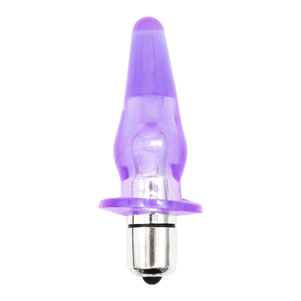 Smooth Anal Vibrator Dildo Butt Silikonová zátka Masáž prostaty Anal Beads Vibrátor