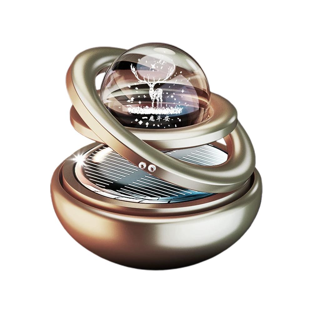 Osvěžovač vzduchu do auta Solární rotační aromaterapie Dekorace Doplňky interiéru auta Ženy Muži Originální difuzér parfémů s příchutí