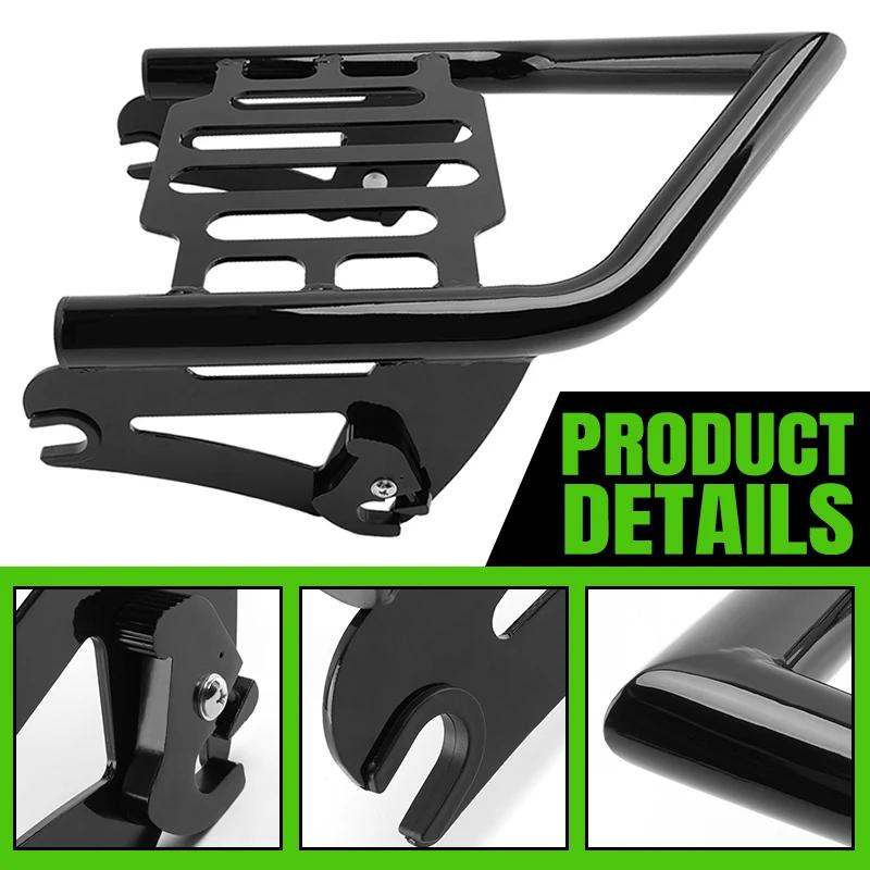 Motorcycle Support Rear Backrest Sissy Bar Luggage Rack For Harley Touring Street Glide Road King Road Electra Glide 2009-2025