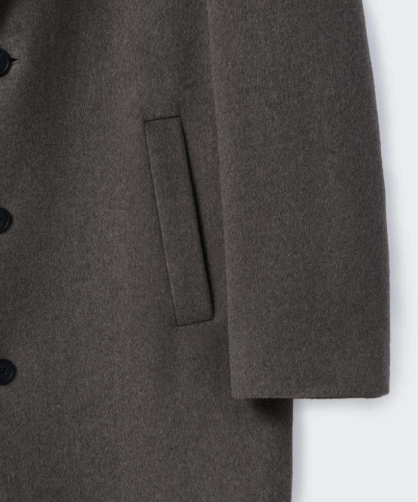 Musinsa Standard Cashmere Blend Oversized Single Coat [Taupe]