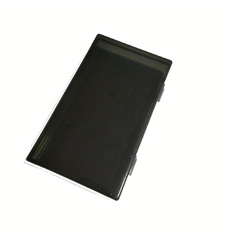 Double Button PP Transparent Plastic Box Hardware Parts Photo Storage Box Rectangular Product Packaging Component Plastic Box