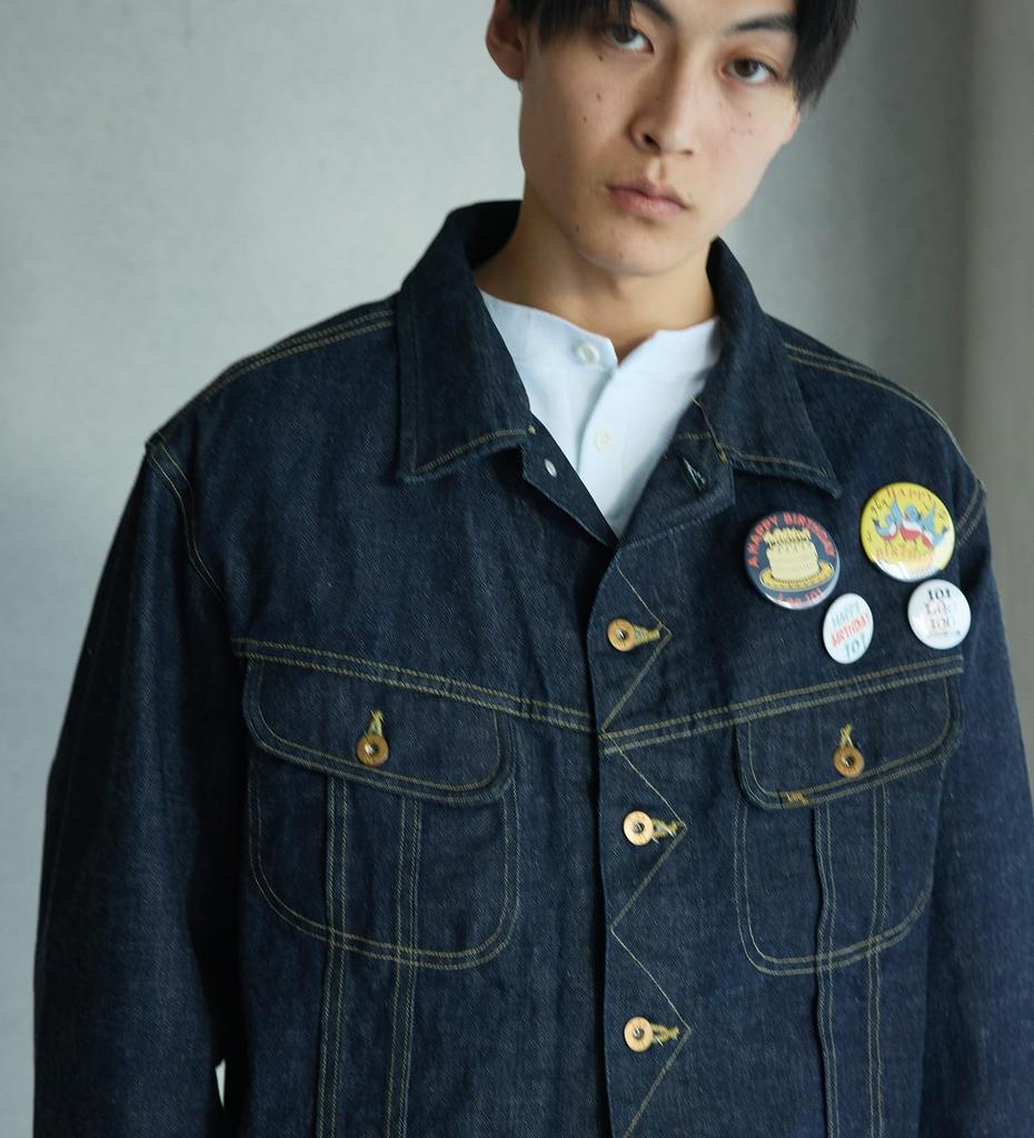 Lee 100th Anniversary Denim Jacket In Indigo Blue 101-J Men's Rider's