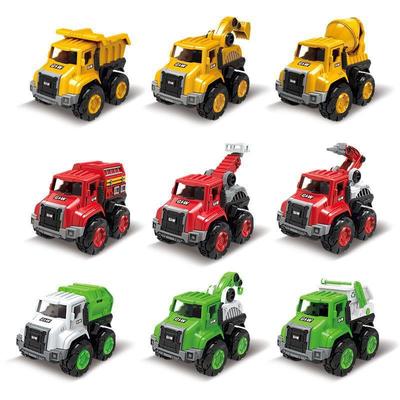 Legierung Kopf Engineering Fahrzeug Trägheit Dump Lkw Bagger Mischen Junge Spielzeug Auto