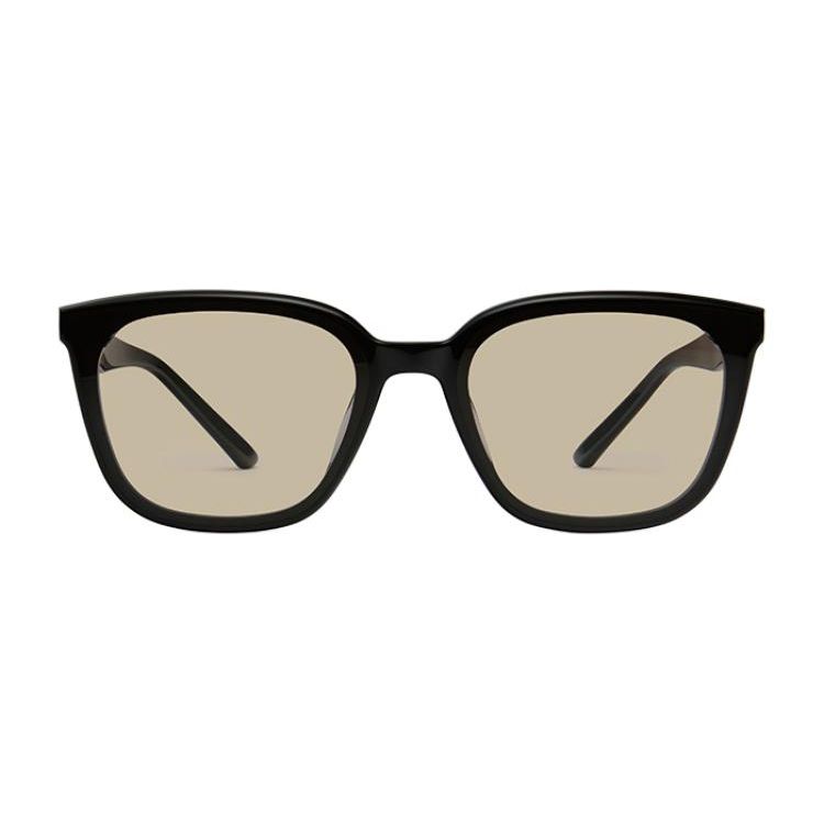 Gentle Monster Logo Arm Square Sunglasses Unisex Sunglasses Black PINO-01(BR)