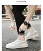 Men's Trendy Breathable Leather Casual Shoes - British Style Soft Sole Work Boots