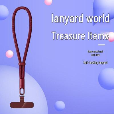 Ρυθμιζόμενο Λουράκι Καρπού Αντικλεπτικό για Κινητά Τηλέφωνα - Universal, Στιβαρό, Κοντό Κρεμαστό Αλυσίδα