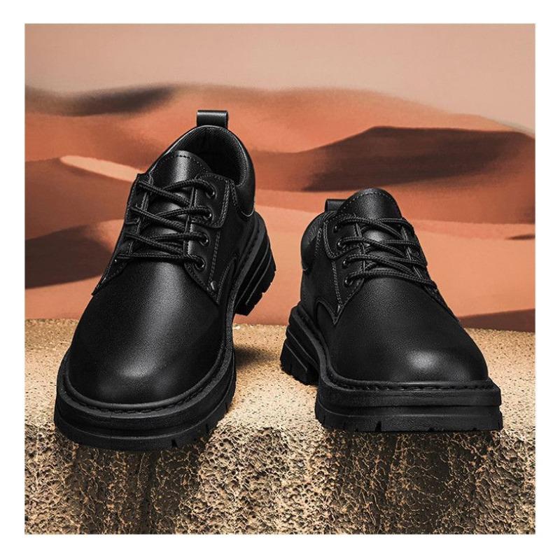 Men Thick Sole Non Slip Wear Resistant Low Top Martin Work Safety Boots