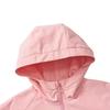 ERKE Girls' Hooded Thickened Zipper Windbreaker Jacket