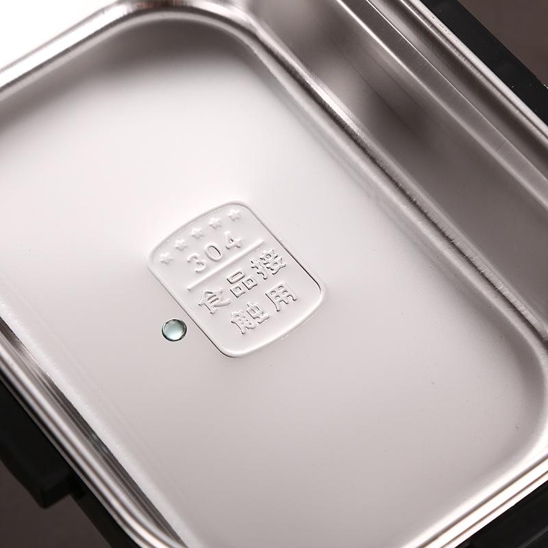 Stainless Steel Insulated Lunch Box Portable Divided Bento Box Student Handheld Lunch Box