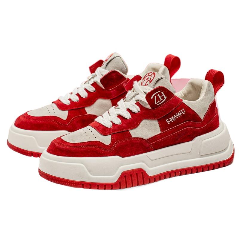 Scarpe da Ginnastica in Tela da Uomo Sneakers alla Moda Scarpe Piatte Comode Scarpe Sportive da Esterno da Uomo Traspiranti Scarpe Primavera Estate Sneaker Massicce